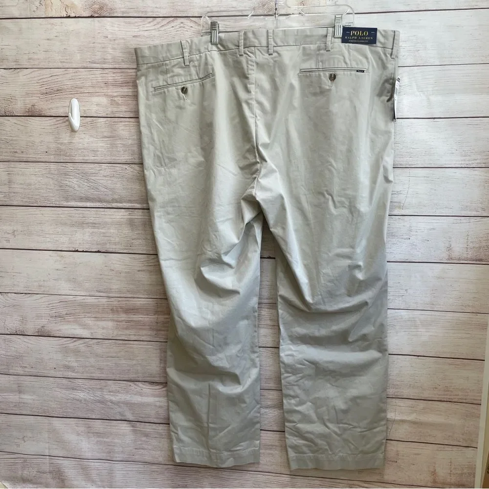 NEW WITH TAGS POLO RALPH LAUREN‎ STRETCH CLASSIC FIT KHAKI PANTS